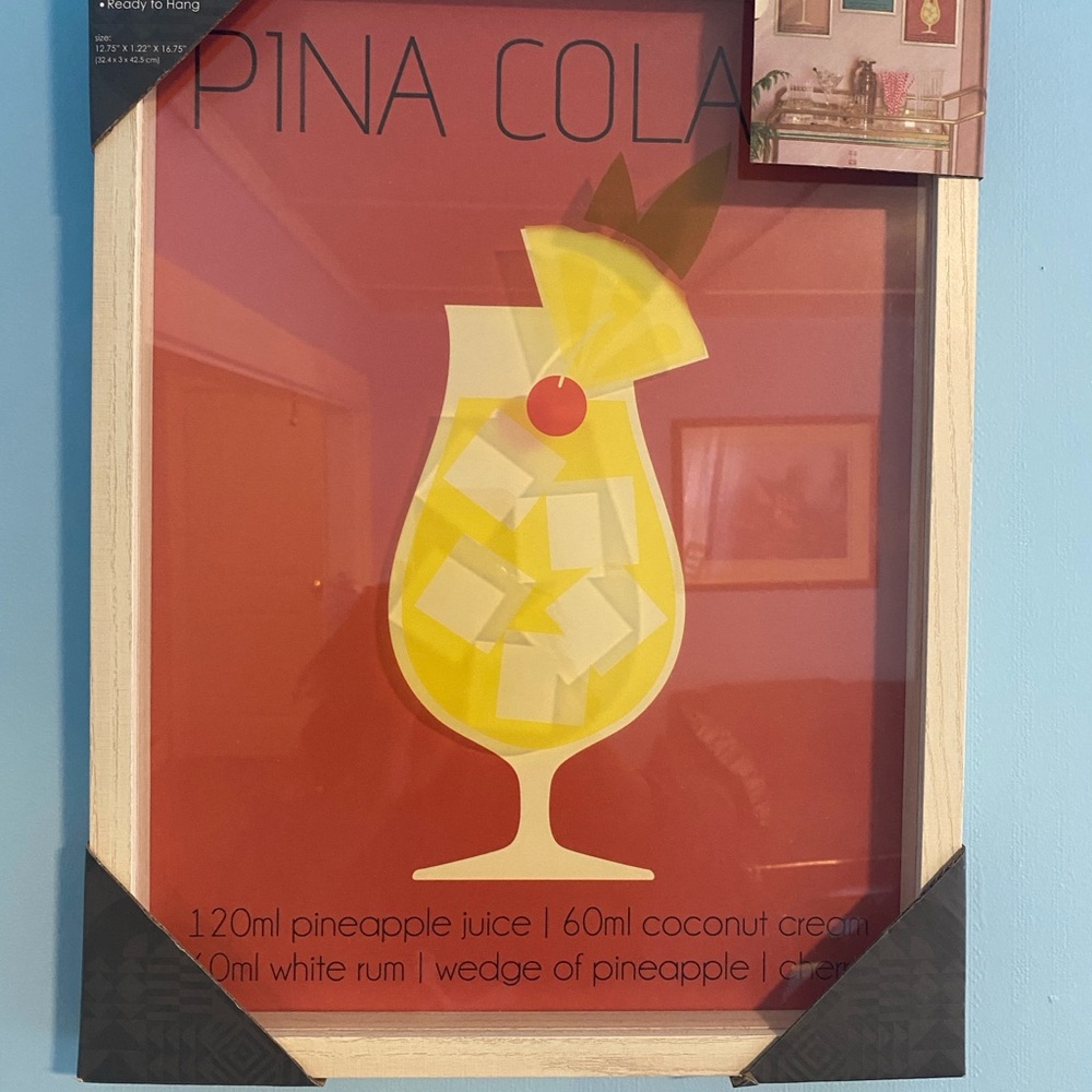 Pina Colada Cocktail Art Print